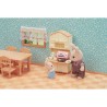 Figurines miniatures - SYLVANIAN FAMILIES - La salle a manger - Set co