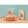 Figurines miniatures - SYLVANIAN FAMILIES - La salle a manger - Set co