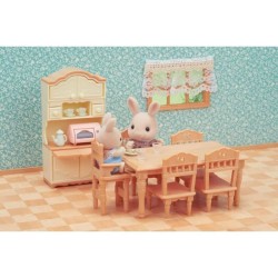 Figurines miniatures - SYLVANIAN FAMILIES - La salle a manger - Set co