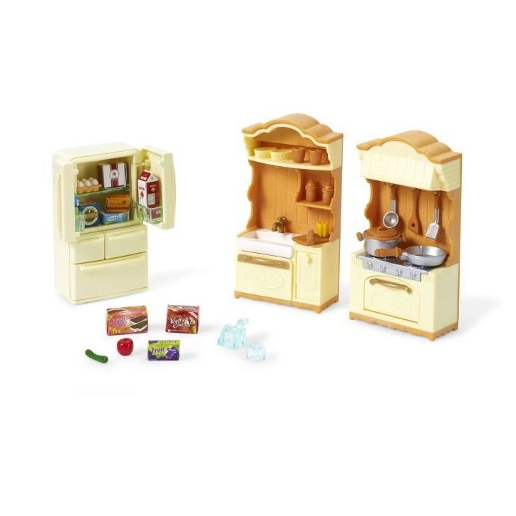Figurines miniatures - SYLVANIAN FAMILIES - 5341 - La cuisine aménagée Figurines miniatures - SYLVANIAN FAMILIES - 5341 - La cuisine aménagée