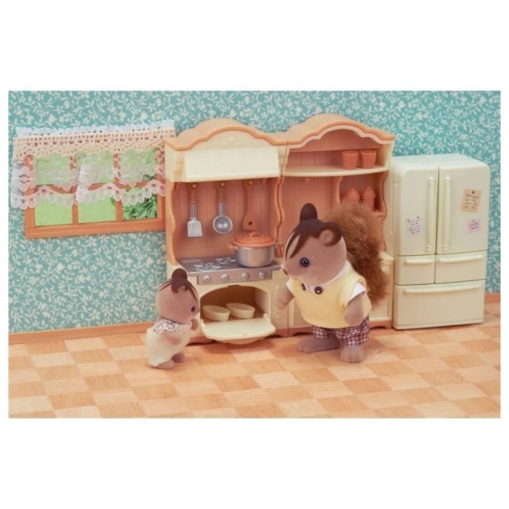 Figurines miniatures - SYLVANIAN FAMILIES - 5341 - La cuisine aménagée Figurines miniatures - SYLVANIAN FAMILIES - 5341 - La cuisine aménagée