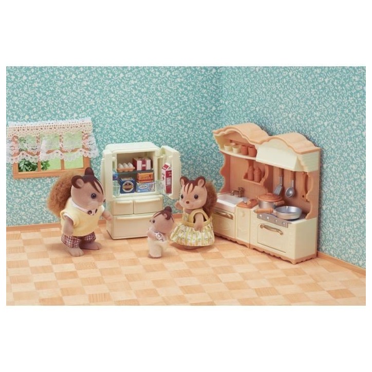 Figurines miniatures - SYLVANIAN FAMILIES - 5341 - La cuisine aménagée Figurines miniatures - SYLVANIAN FAMILIES - 5341 - La cuisine aménagée