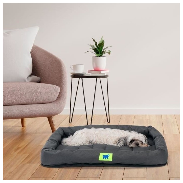 Matelas pour chien - FERPLAST - TENDER TECH - 61 x 46 x 5 cm - Noir - Déhoussable Matelas pour chien - FERPLAST - TENDER TECH - 61 x 46 x 5 cm - Noir - Déhoussable