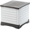 Niche - FERPLAST - PETVILLA 50 - 38,5 x 43 x 38,5 cm - Blanc / Gris