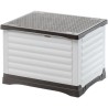 Niche - FERPLAST - PETVILLA 60 - 54 x 43 x 38,5 cm - Blanc / Gris