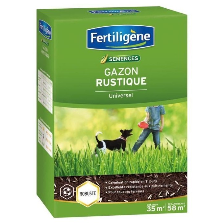 FERTILIGENE Gazon Rustique Universel - 875 g FERTILIGENE Gazon Rustique Universel - 875 g