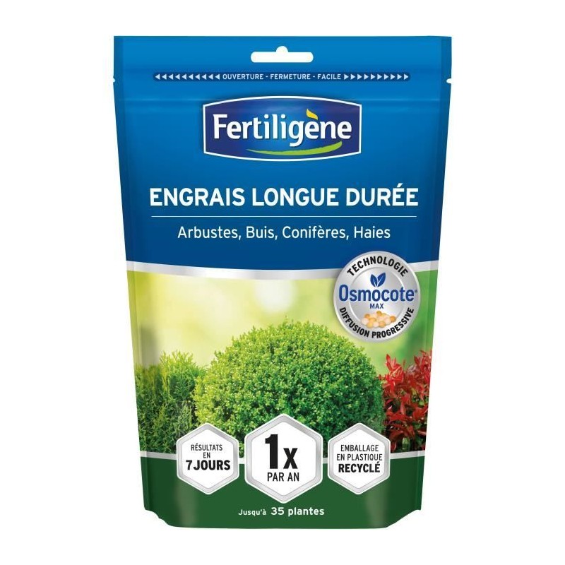 FERTILIGeNE - Engrais Longue durée Osmocote max Arbustes, Buis, Conif