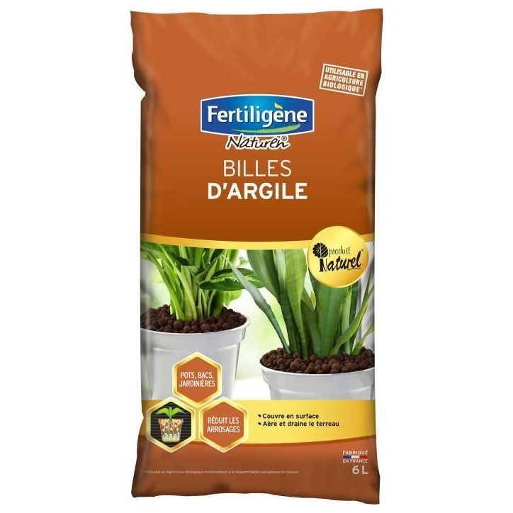 FERTILIGeNE - Billes d'argile 6L FERTILIGeNE - Billes d'argile 6L