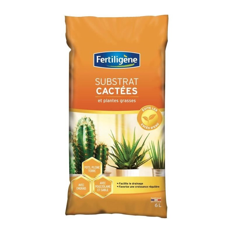 FERTILIGeNE - Terreau cactées 6L FERTILIGeNE - Terreau cactées 6L