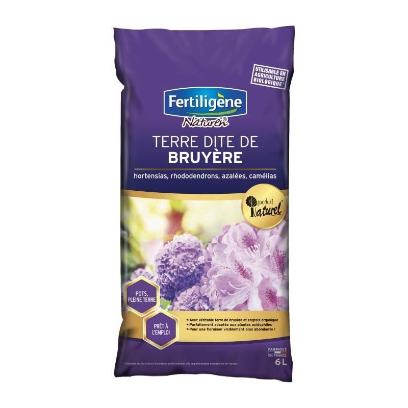 FERTILIGeNE - Terre dite de bruyere 6L FERTILIGeNE - Terre dite de bruyere 6L