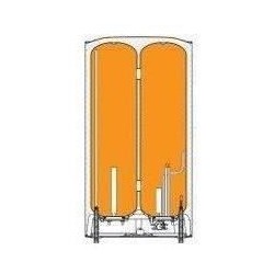 Chauffe-eau électrique FERROLI TITANO TWIN 30L - Plat - Multiposition