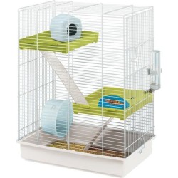 Cage pour hamster 46*29*58 cm - Structure verticale en métal - Access