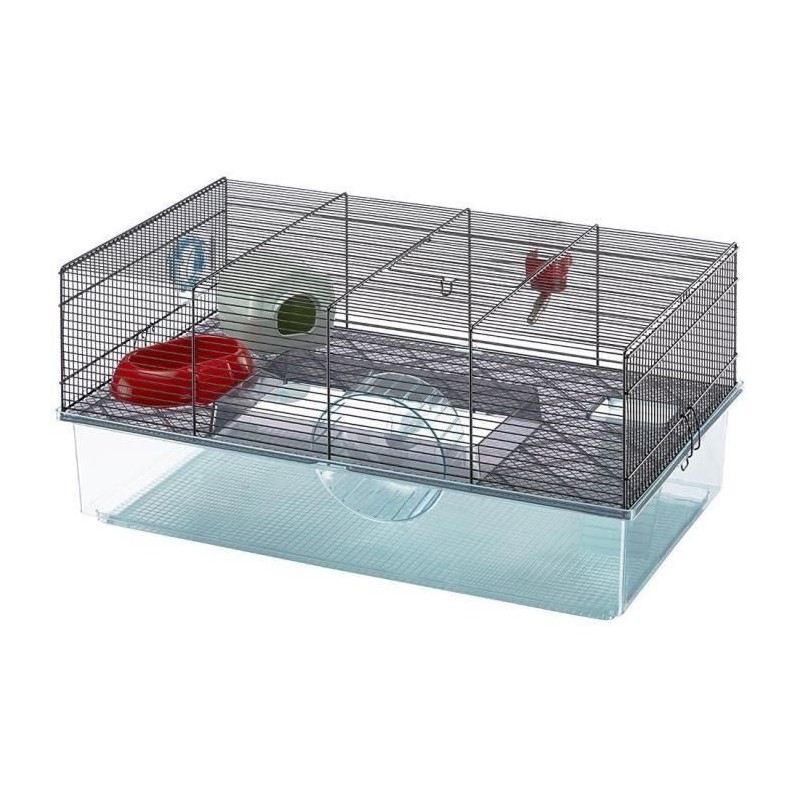 Cage - FERPLAST - FAVOLA - 60 x 36,5 x h 30 cm - Hauteur de bac élev Cage - FERPLAST - FAVOLA - 60 x 36,5 x h 30 cm - Hauteur de bac élev