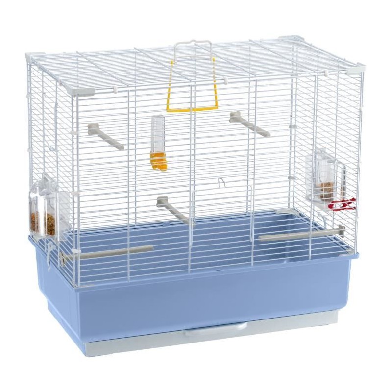Cage canaris - FERPLAST - PIANO 4 - 59 x 33 x 55 cm - Blanc Cage canaris - FERPLAST - PIANO 4 - 59 x 33 x 55 cm - Blanc