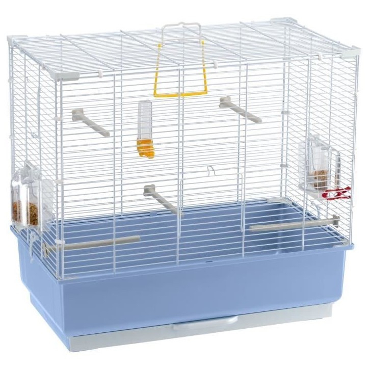 Cage canaris - FERPLAST - PIANO 4 - 59 x 33 x 55 cm - Blanc