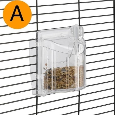 Cage canaris - FERPLAST - PIANO 4 - 59 x 33 x 55 cm - Blanc