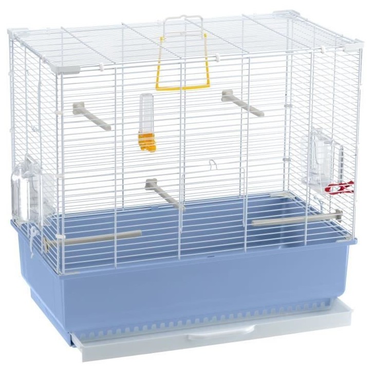 Cage canaris - FERPLAST - PIANO 4 - 59 x 33 x 55 cm - Blanc
