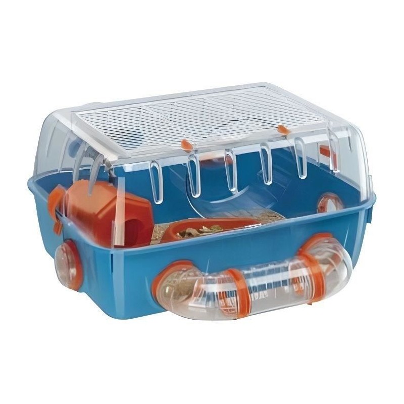 Cage ludique pour hamsters 40.5*29.5*22.5 cm- En plastique - FERPLAST Cage ludique pour hamsters 40.5*29.5*22.5 cm- En plastique - FERPLAST