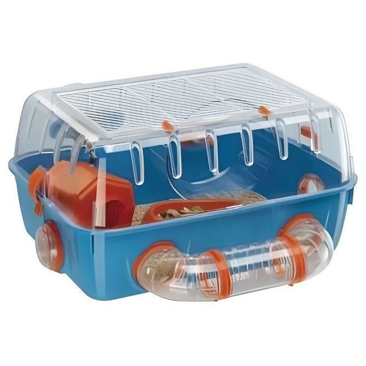 Cage ludique pour hamsters 40.5*29.5*22.5 cm- En plastique - FERPLAST Cage ludique pour hamsters 40.5*29.5*22.5 cm- En plastique - FERPLAST