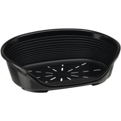 Panier-Corbeille SIESTA DELUXE Taille 2 - 49*36*17,5 cm - Noir -FERPLA