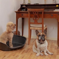 Panier-Corbeille SIESTA DELUXE Taille 6 - 70,5*52*23 cm - Noir -FERPLA