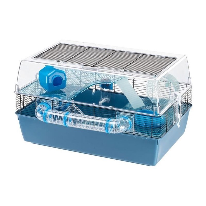Cage - FERPLAST - DUNA FUN LARGE - 3 étages - 71,5 x 46 x 41 cm - Ble Cage - FERPLAST - DUNA FUN LARGE - 3 étages - 71,5 x 46 x 41 cm - Ble