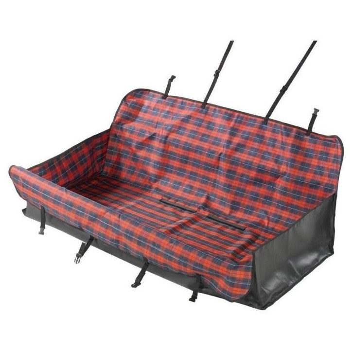 Couverture de protection siege de voiture 140 x 50 x 60 cm- FERPLAST - Noir / Rouge