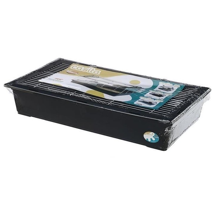 Cage - FERPLAST - CASITA 80 - 78 x 48 x h 50 cm - Noir Cage - FERPLAST - CASITA 80 - 78 x 48 x h 50 cm - Noir