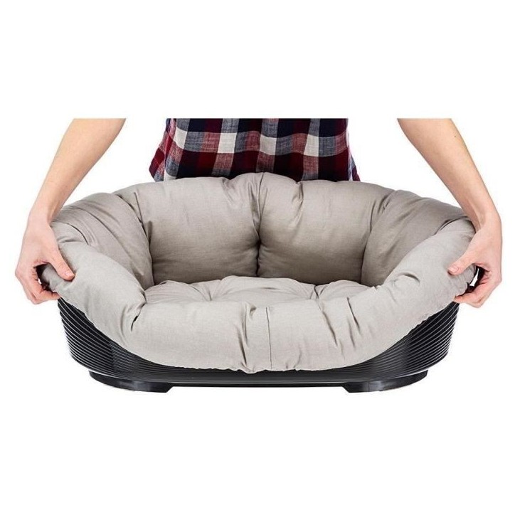 Corbeille - FERPLAST - SOFA 2 - Avec coussin a motif 1 Corbeille - FERPLAST - SOFA 2 - Avec coussin a motif 1