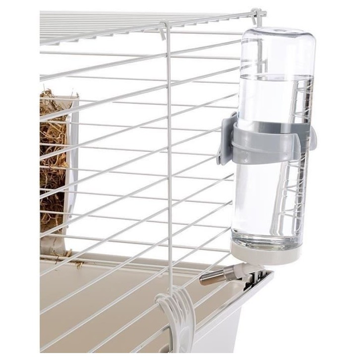 Cage pour rongeurs - Hamster 77 x 48 x 42 cm - FERPLAST - CAVIE 80X1 - 77 x 48 x 42 cm - Gris clair