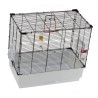 Cage petits oiseaux - FERPLAST - PIANO 4 - 59 x 33 x 55 cm - Noir