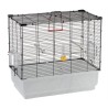 Cage petits oiseaux - FERPLAST - PIANO 4 - 59 x 33 x 55 cm - Noir