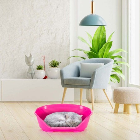 Panier-Corbeille SIESTA DELUXE Taille 4 - 61,5*45*21,5 cm - Bleu -FERPLAST