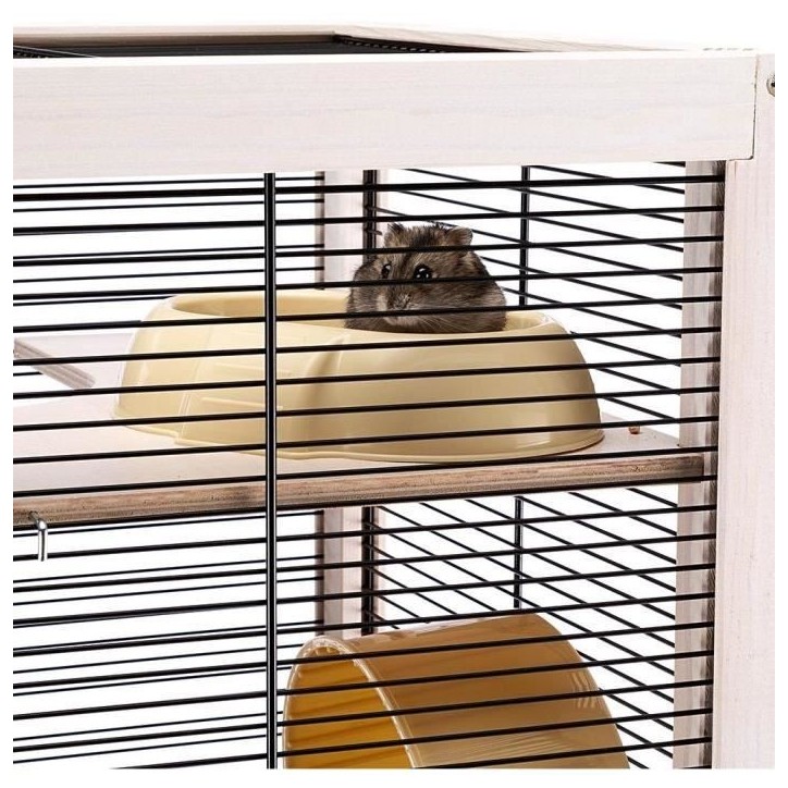Cage pour hamster - FERPLAST - HAMSTERVILLE - Bois Cage pour hamster - FERPLAST - HAMSTERVILLE - Bois