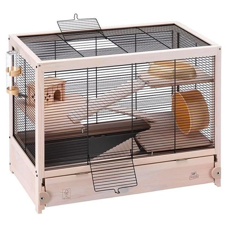 Cage pour hamster - FERPLAST - HAMSTERVILLE - Bois Cage pour hamster - FERPLAST - HAMSTERVILLE - Bois