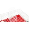 Cage hamster 46*29*23 cm- Une roue, une mangeoire, une maisonnette, un