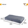 Matelas pour Chien - Ferplast - POLO - 65 x 40 x h 8 cm - Rembourrage