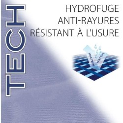 Coussin pour chien - 80x50x8 cm hydrofuge, anti rayures, résistant a