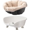 Corbeille - FERPLAST - SOFA THRONE 4 - Avec coussin - Blanc