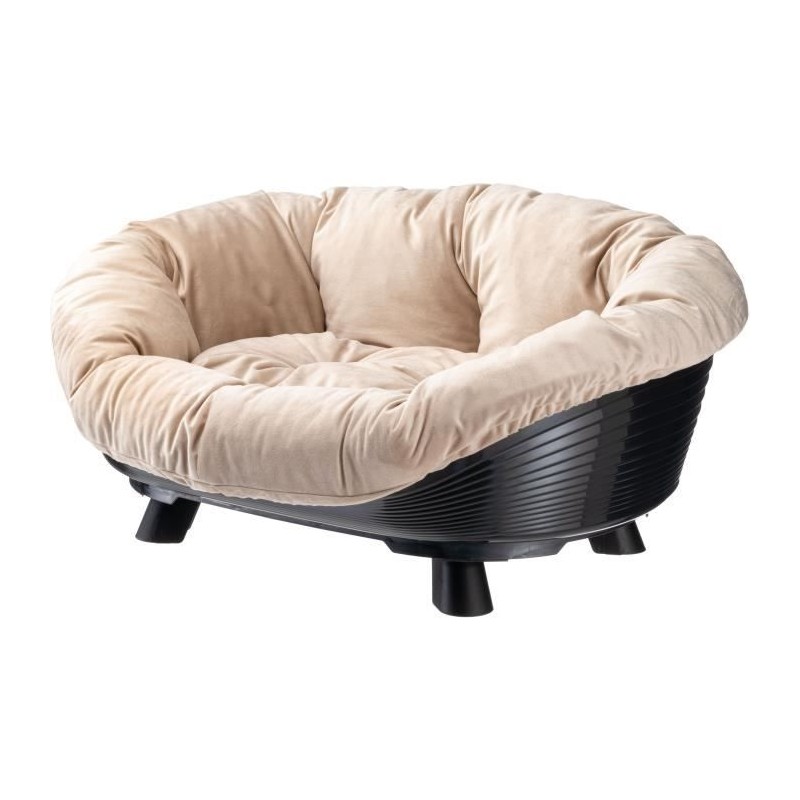 Corbeille - FERPLAST - SOFA THRONE 6 - Avec coussin - Noir Corbeille - FERPLAST - SOFA THRONE 6 - Avec coussin - Noir