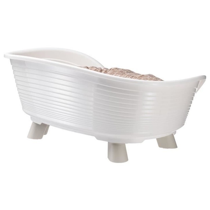 Corbeille - FERPLAST - THRONE 4 - Avec coussin relax - Blanc