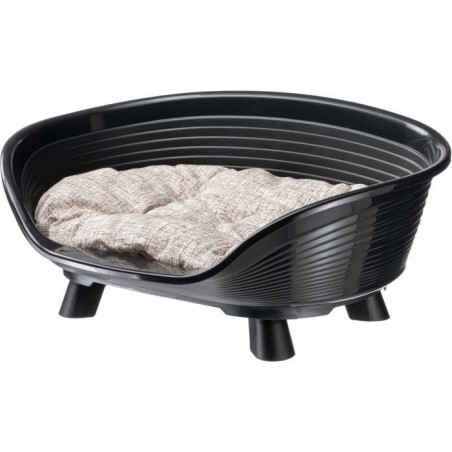 Corbeille - FERPLAST - THRONE 4 - Avec coussin relax - Noir