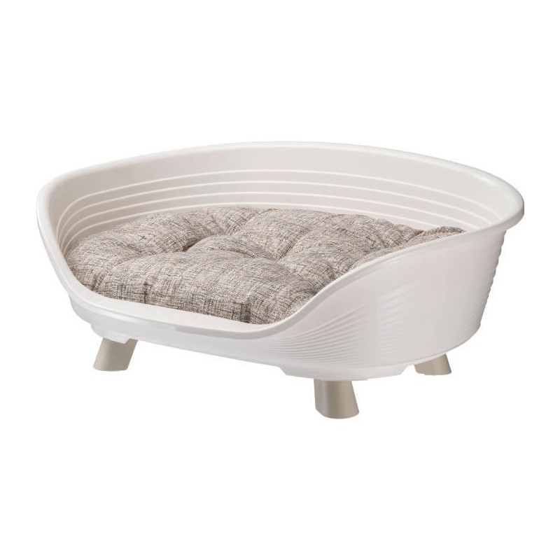 Corbeille - FERPLAST - THRONE 6 - Avec coussin relax - Blanc
