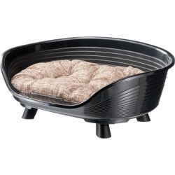 Corbeille - FERPLAST - THRONE 6 - Avec coussin relax - Noir