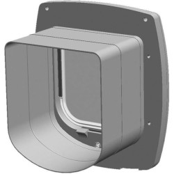 Tunnel d'extension - FERPLAST - Pour chatieres Swing 3/5 - Gris