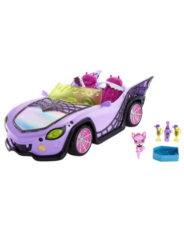 Monster High - Cabriolet des Goules avec animal de compagnie