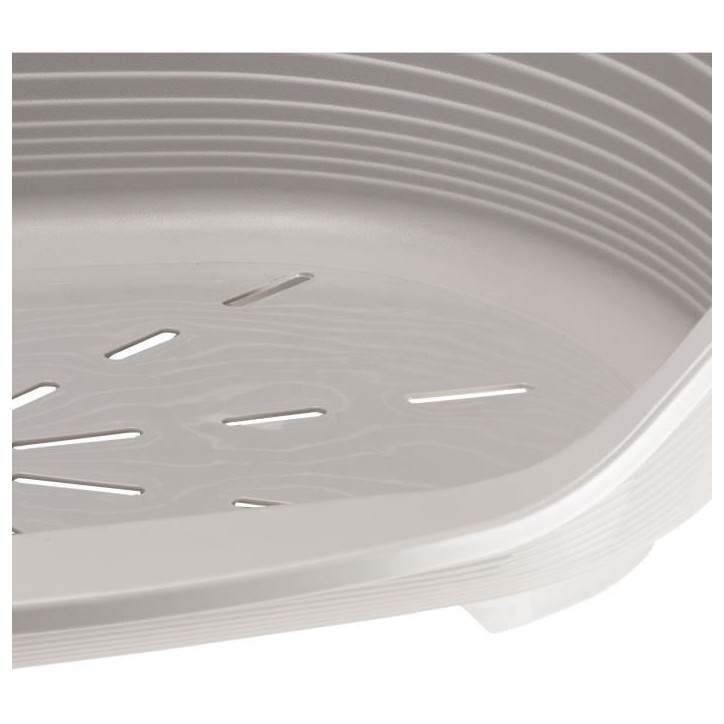Panier-Corbeille SIESTA DELUXE Taille 4 - 61,5*45*21,5 cm - Gris clair -FERPLAST
