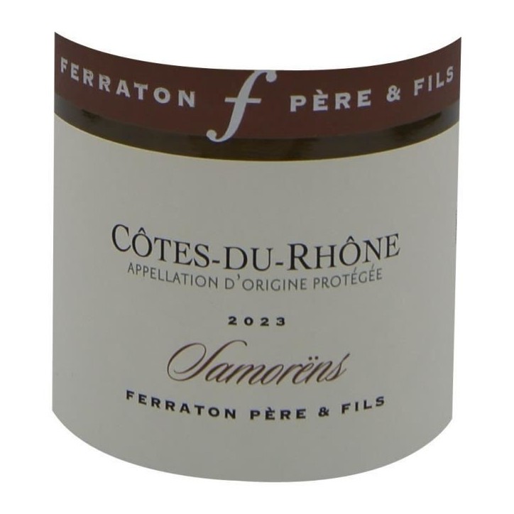 Domaine Ferraton Cuvée Samorëns 2023 Côtes du Rhône - Vin blanc de la Vallée du Rhône
