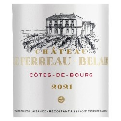 Château Le Ferreau-Belair 2021 Côtes-de-Bourg - Vin rouge de Bordeau