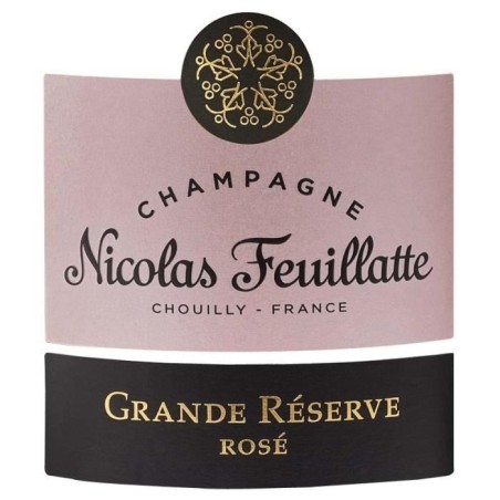 Champagne Nicolas Feuillatte La Grande Réserve Rosé - 75 cl